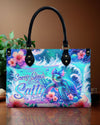 Sassy Since Birth Salty By Choice Turtle Leather Handbag