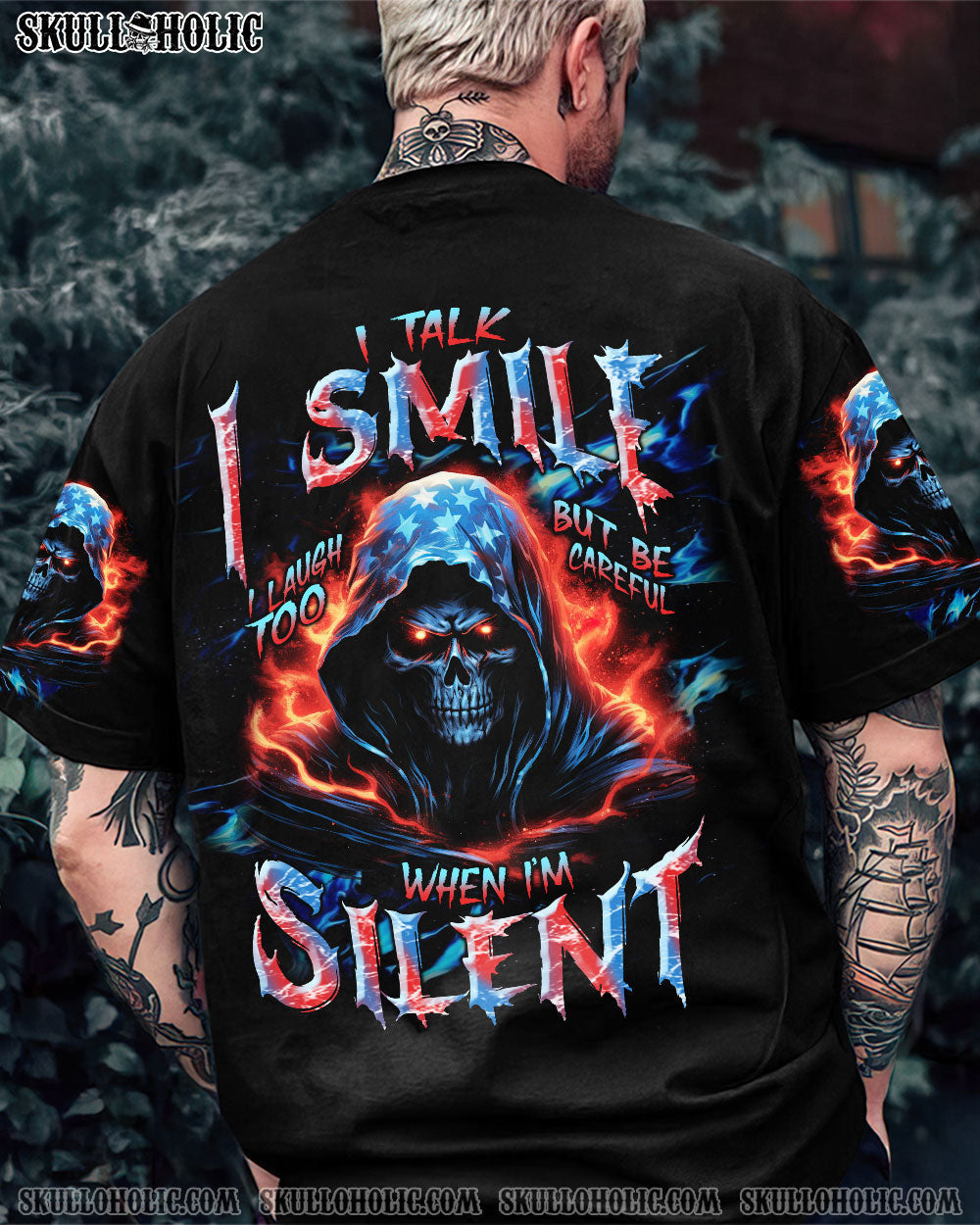 BE CAREFUL WHEN I'M SILENT REAPER ALL OVER PRINT - TLNT1409232