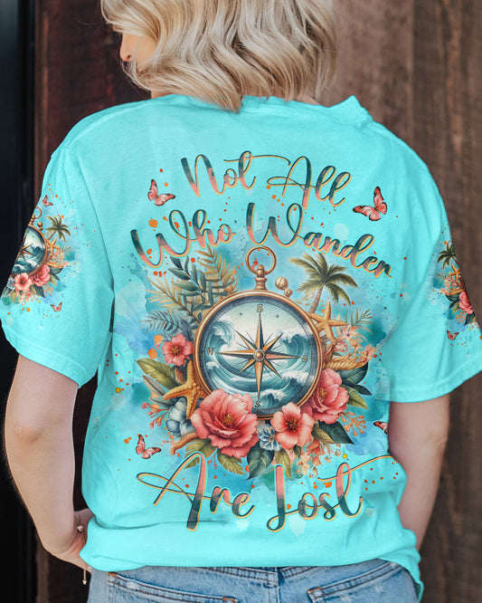 NOT ALL WHO WANDER ARE LOST COMPASS ALL OVER PRINT - YHKD2711232