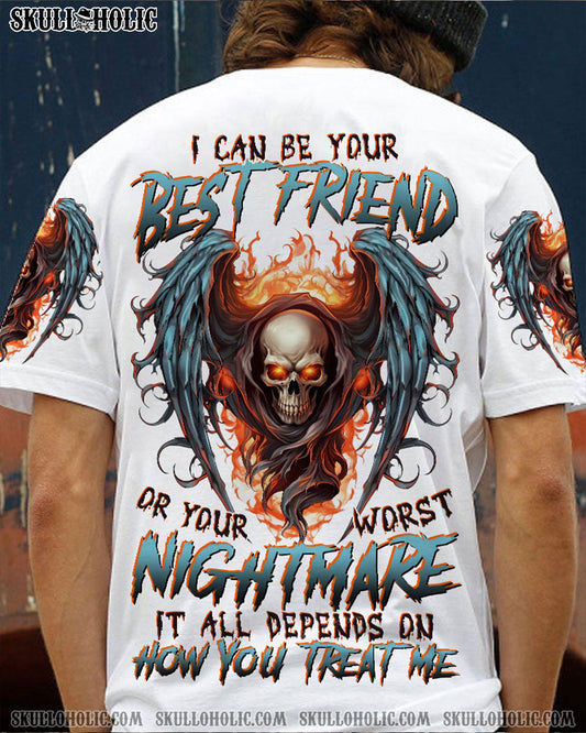 I CAN BE YOUR BEST FRIEND SKULL WINGS ALL OVER PRINT - TLTR1805232