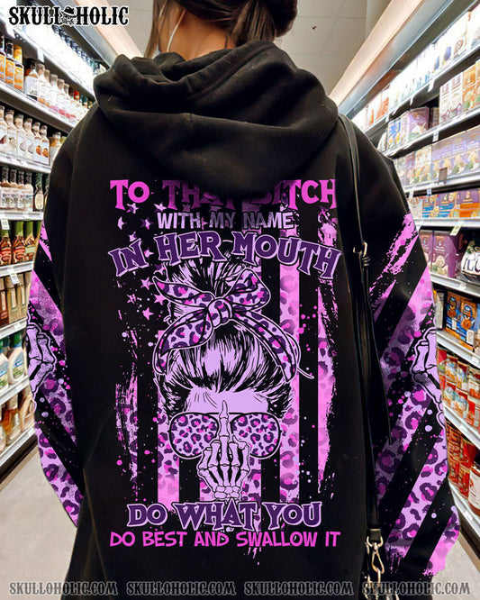 TO THAT B WITH MY NAME MESSY BUN FLAG ALL OVER PRINT - TLTR1912222