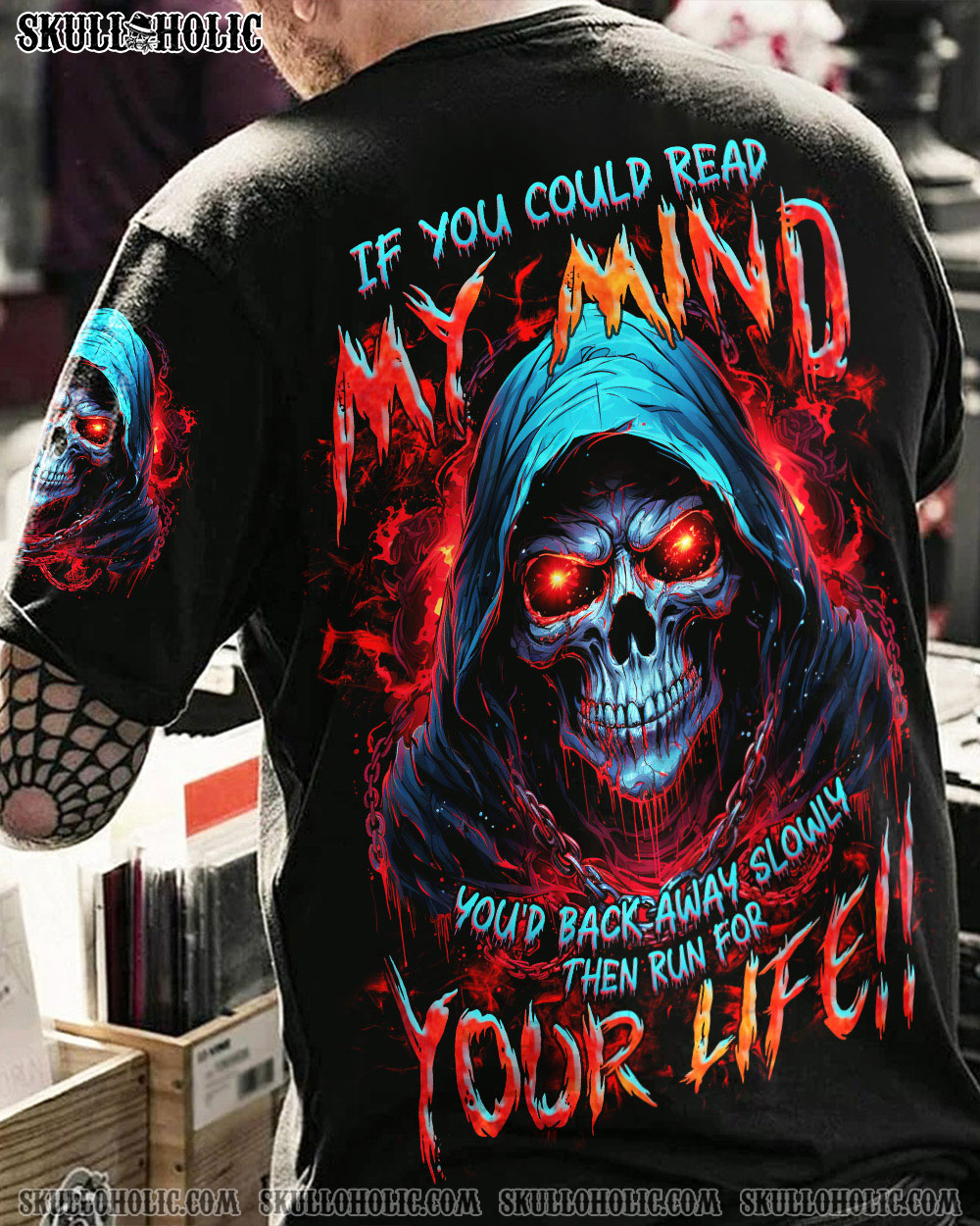 IF YOU COULD READ MY MIND REAPER ALL OVER PRINT - TLNZ0104242