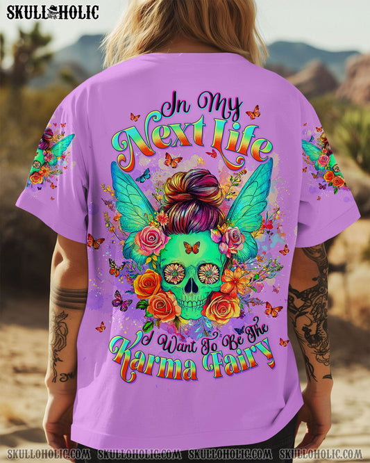 KARMA FAIRY SKULL MESSY BUN ALL OVER PRINT - TLTW0204251