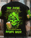 THE DEVIL WHISPERED TO ME BRING BEER SKULL ALL OVER PRINT - YHHN1603234