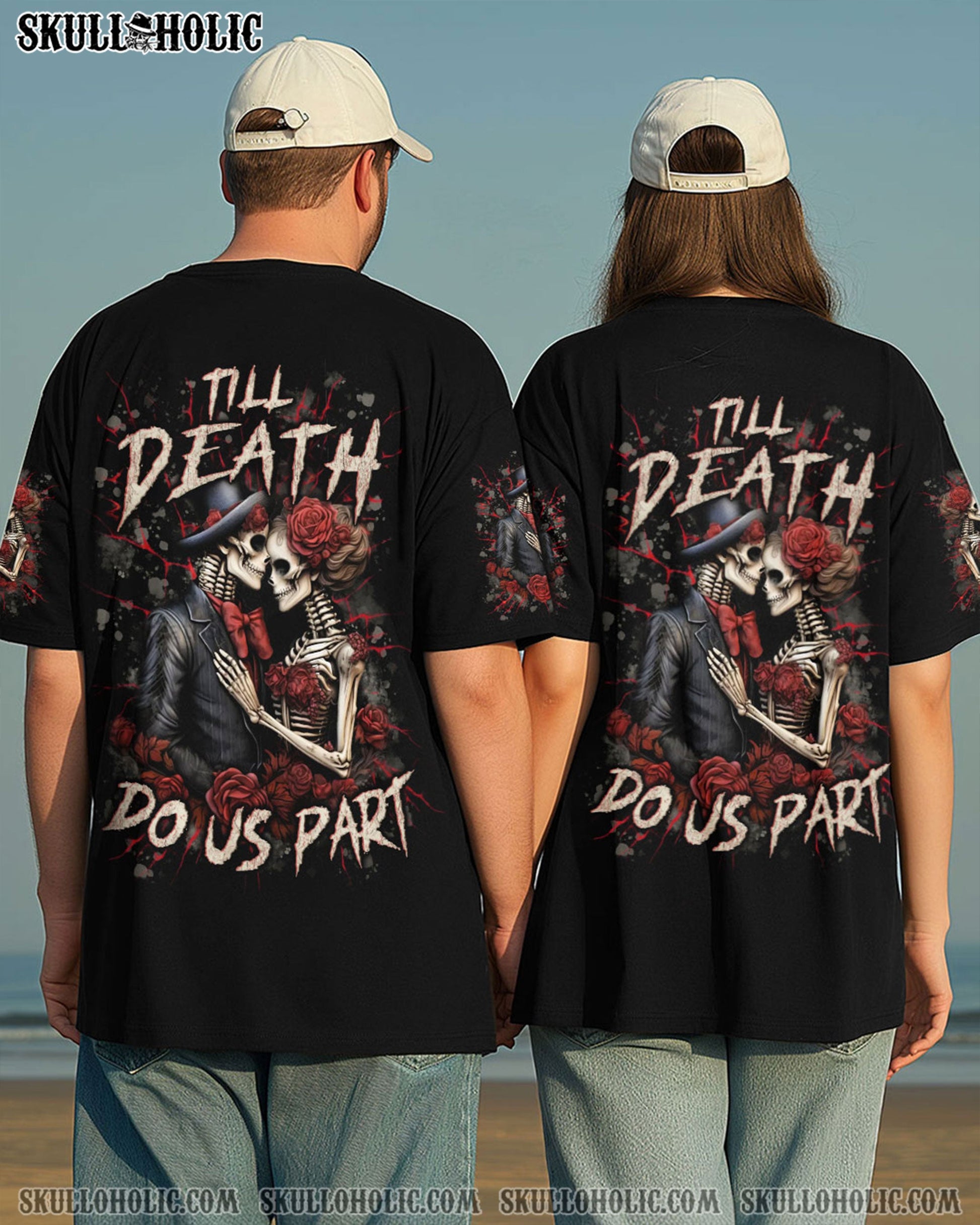 TILL DEATH DO US PART COUPLE ALL OVER PRINT - YHLN1804252