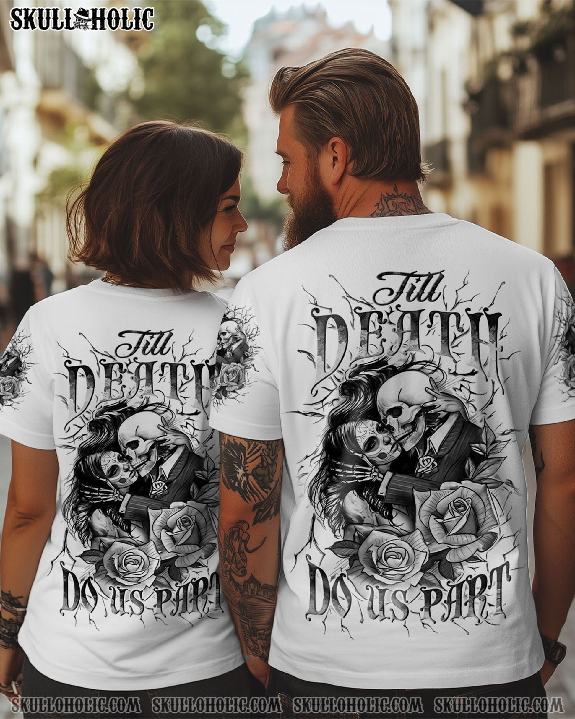 TILL DEATH DO US PART COUPLE ALL OVER PRINT - YHLN1904254