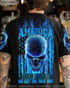 AMERICA LIVE IT FIRE SKULL FLAG ALL OVER PRINT - TLNO0510222