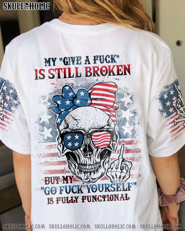 MY GIVE A F FLAG SKULL ALL OVER PRINT - TLTW0112221