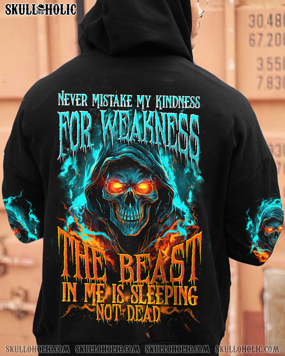 THE BEAST IN ME IS SLEEPING ALL OVER PRINT - TYTD1110234
