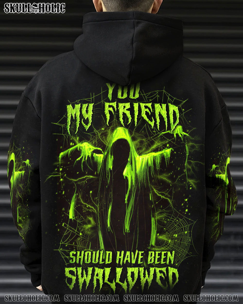 YOU MY FRIEND SHOULD HAVE BEEN SWALLOWED HALLOWEEN ALL OVER PRINT - YHLN1608232
