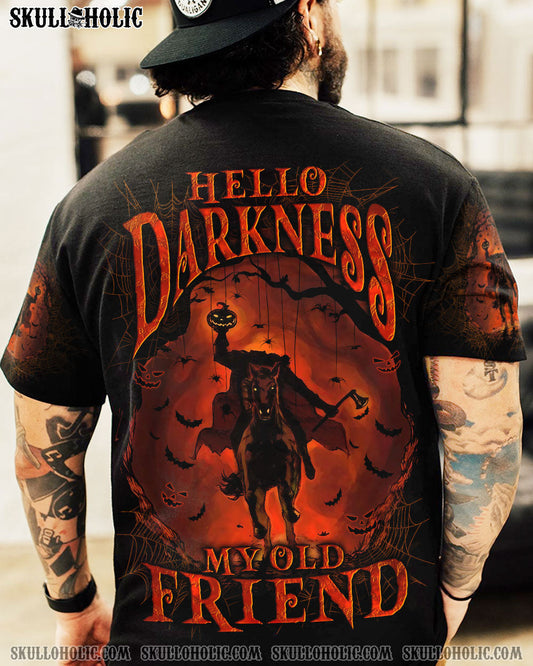 HELLO DARKNESS MY OLD FRIEND HALLOWEEN ALL OVER PRINT - YHLN2208231