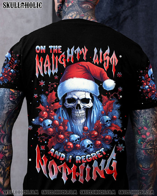 ON THE NAUGHTY LIST SKULL CHRISTMAS ALL OVER PRINT - TLNT1010232