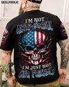 I'M NOT ANTI-SOCIAL SKULL FLAG ALL OVER PRINT - YHLH0913231