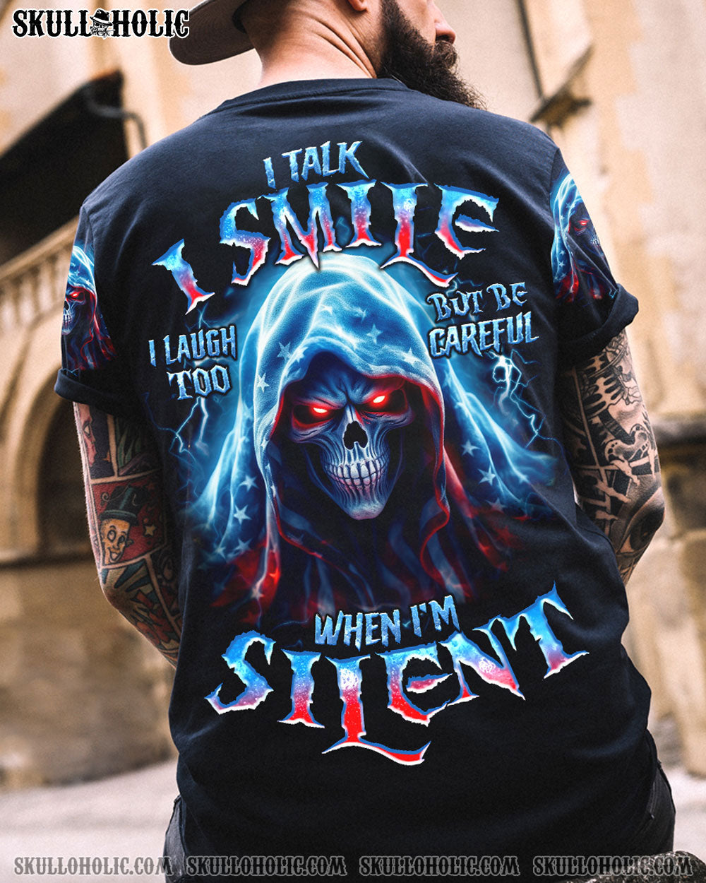 BE CAREFUL WHEN I'M SILENT REAPER ALL OVER PRINT - TLNO0906232