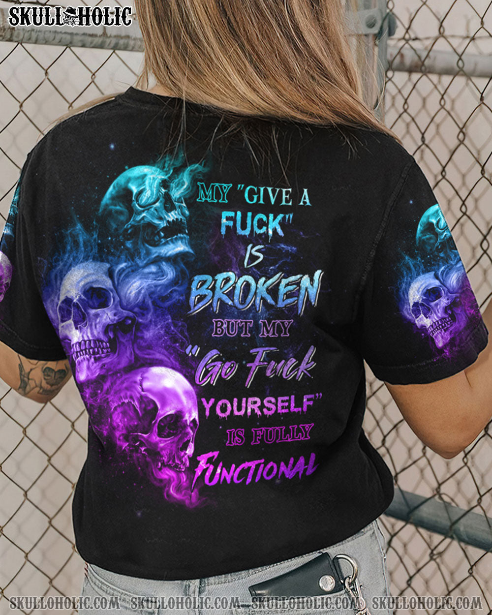 MY GIVE A F IS BROKEN ALL OVER PRINT - YHHG0411223