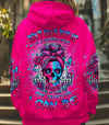 HOW HEARTLESS I CAN BE TATTOO SKULL MESSY BUN ALL OVER PRINT - TLNZ2802252
