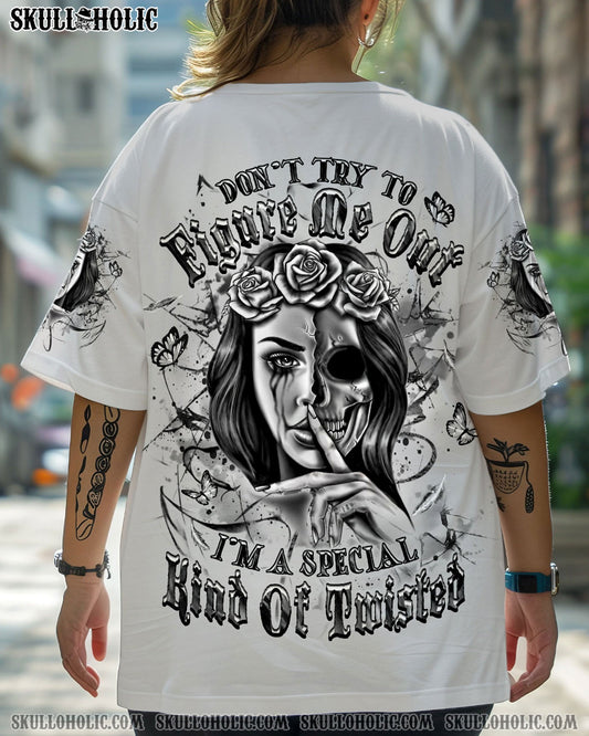 DON'T TRY TO FIGURE ME OUT SKULL ALL OVER PRINT - YHLT2104251