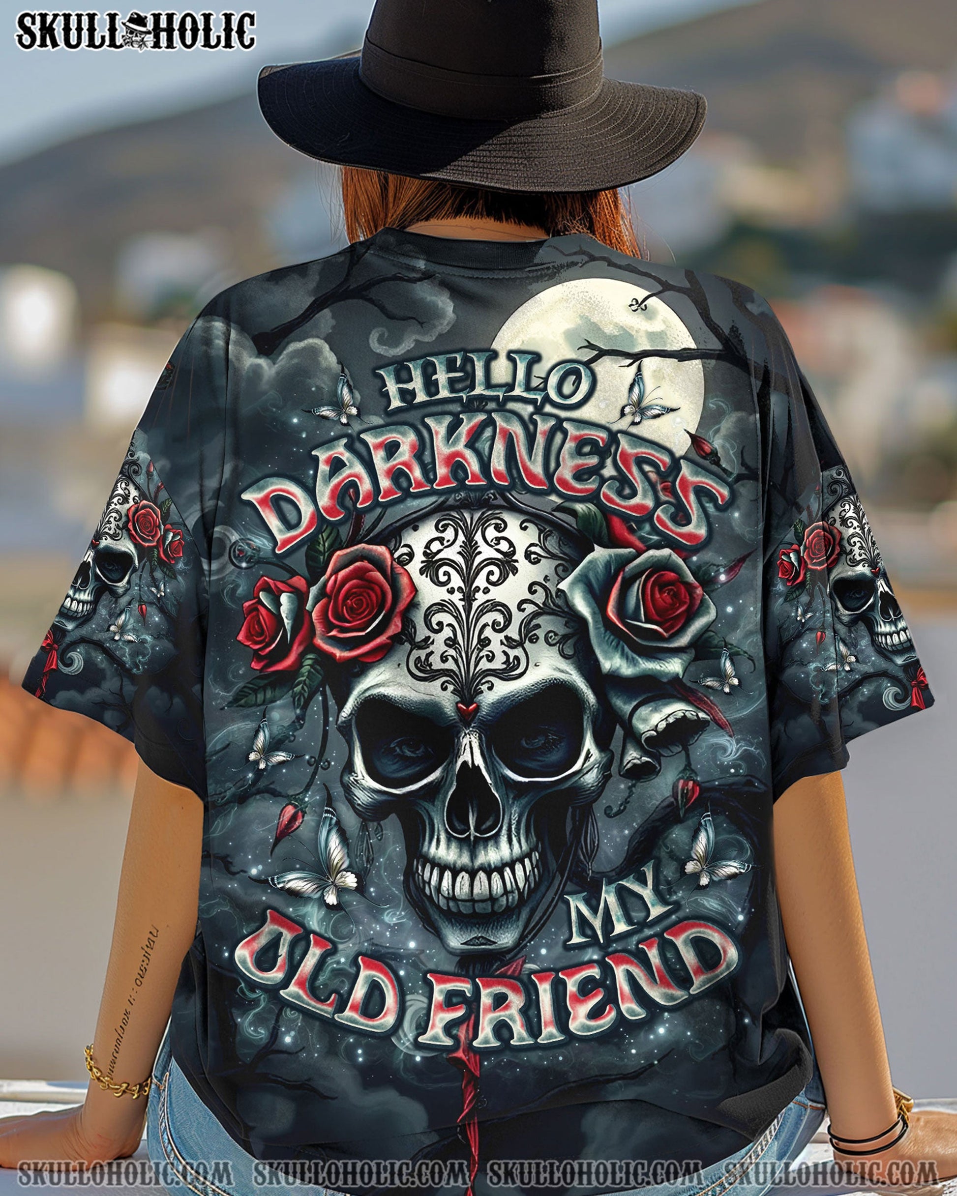 HELLO DARKNESS MY OLD FRIEND ALL OVER PRINT   - TLNO1404251