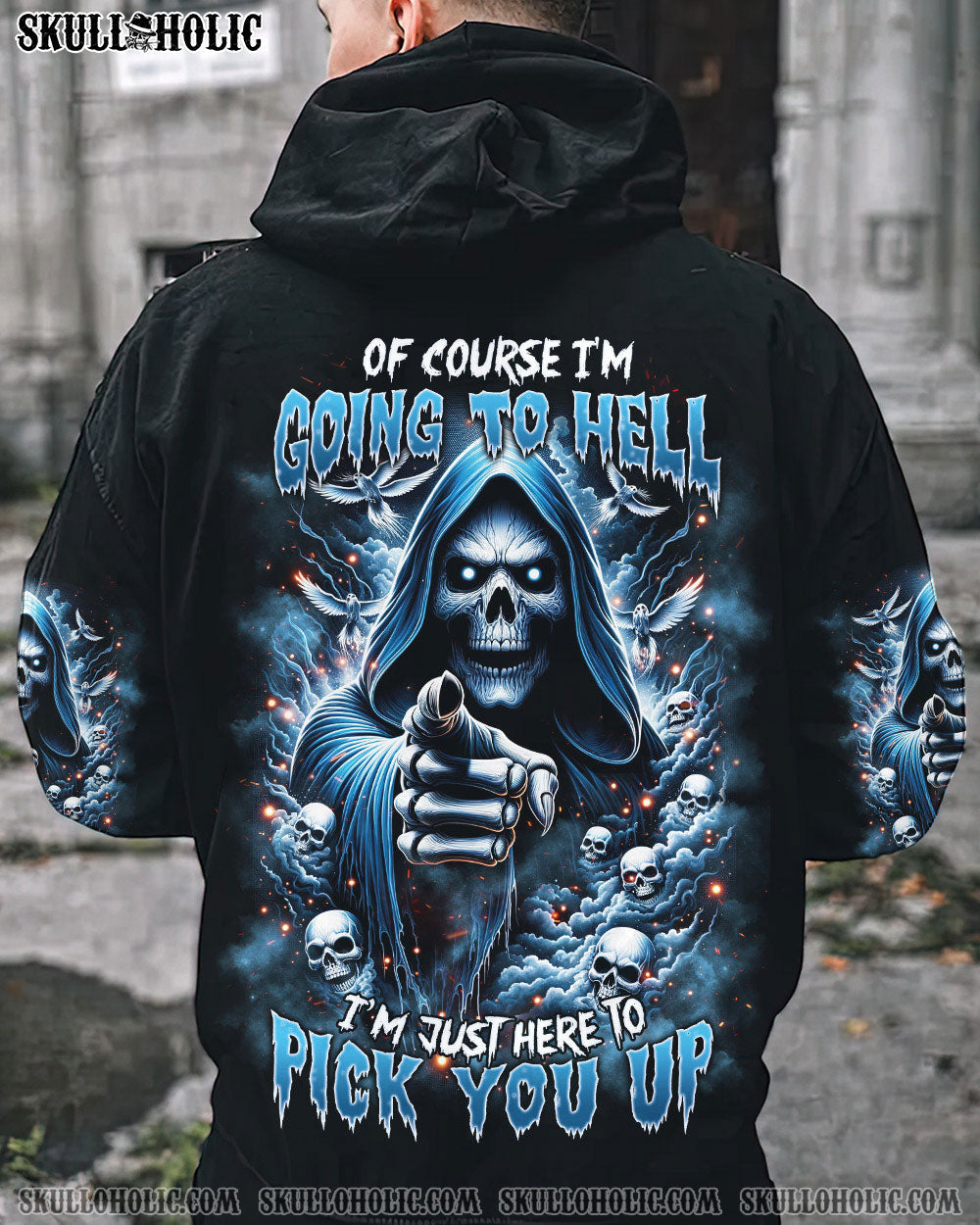 OF COURSE I'M GOING TO HELL ALL OVER PRINT - TLNZ2810231