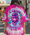 CHAOS COORDINATOR MESSY BUN ALL OVER PRINT - TLTW2003251