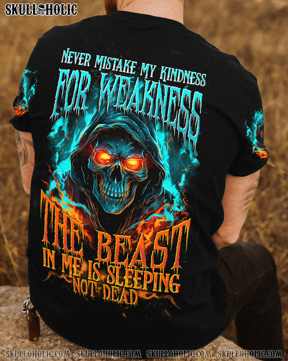 THE BEAST IN ME IS SLEEPING ALL OVER PRINT - TYTD1110234