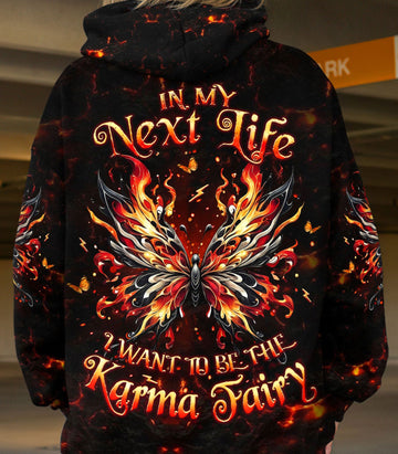 KARMA FAIRY SKULL SKULL BUTTERFLY ALL OVER PRINT - YHLT0703251
