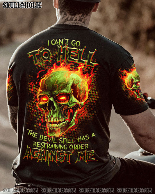 I CAN'T GO TO HELL SKULL FLAMING ALL OVER PRINT - TLTR1008233