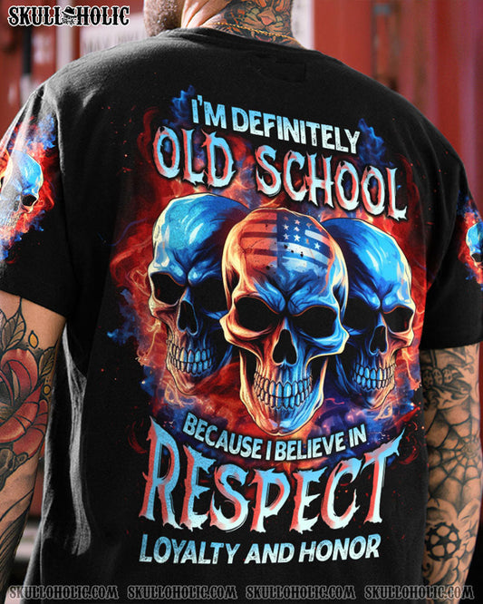 I BELIEVE IN RESPECT 3 SKULLS ALL OVER PRINT - TLNT1205233