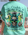 YOU COULDN'T HANDLE ME MESSY BUN TIE DYE ALL OVER PRINT - TYTM0605242