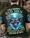 I AM A GRUMPY OLD MAN SKULL ALL OVER PRINT - TLTR0203246