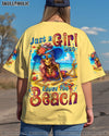 JUST A GIRL WHO LOVES THE BEACH SKELETON ALL OVER PRINT - TYTM1104253