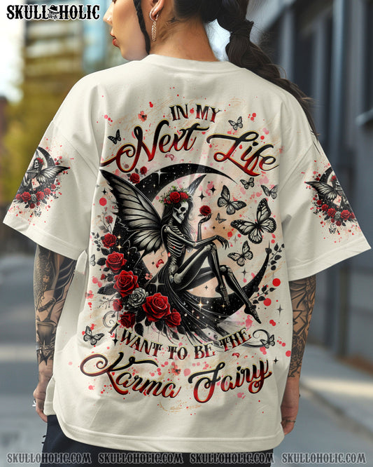 KARMA FAIRY SKELETON LADY BUTTERFLY ALL OVER PRINT - YHHG0204251