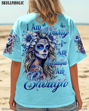 I AM ENOUGH SKULL ALL OVER PRINT - TYQY1004251