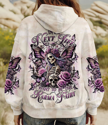 KARMA FAIRY SKULL SKELETON BUTTERFLY ALL OVER PRINT - TLTR2502252