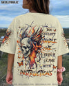 YOU COULDN'T HANDLE ME SKULL ALL OVER PRINT - YHHG0404253