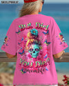 BUT DID YOU DIE MOM LIFE SKULL MESSY BUN ALL OVER PRINT - TLNT2703255