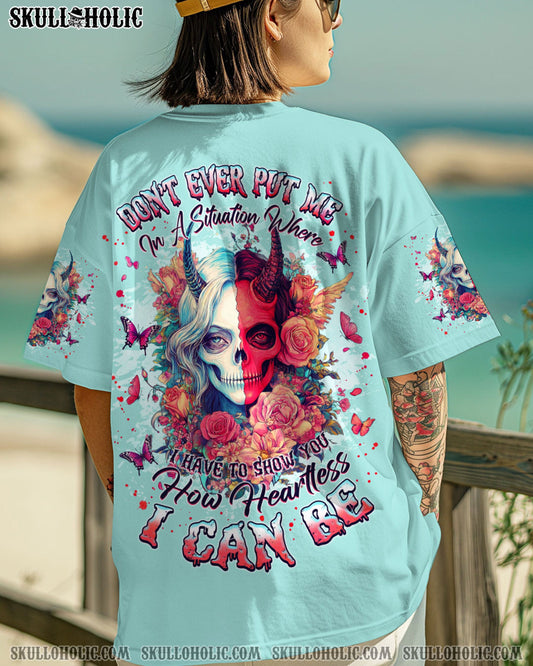 HOW HEARTLESS I CAN BE SKULL LADY ALL OVER PRINT   - TLNZ2904254