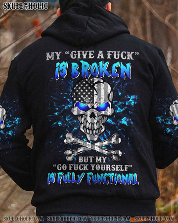 MY GIVE A F MAD SKULL FLAG ALL OVER PRINT - TLNZ2312223