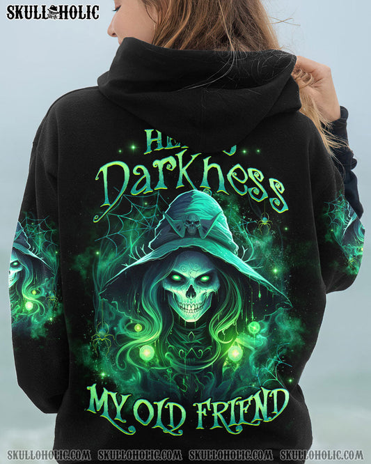 HELLO DARKNESS MY OLD FRIEND HALLOWEEN ALL OVER PRINT - YHHG1508232