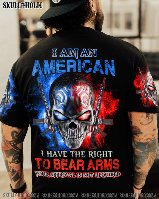 I AM AN AMERICAN SKULL ALL OVER PRINT - YHHN0212225