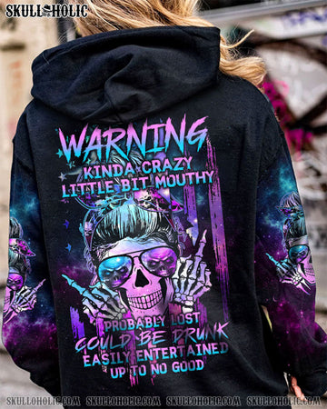 WARNING KINDA CRAZY CRACK FLAG ALL OVER PRINT - TLTW2610221