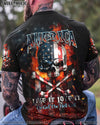 AMERICA LIVE IT LOVE IT OR GET THE HELL OUT SKULL FLAG ALL OVER PRINT - TLTW1005232