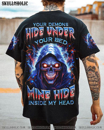 YOUR DEMONS HIDE UNDER YOUR BED SKULL REAPER ALL OVER PRINT - TLNZ2609232