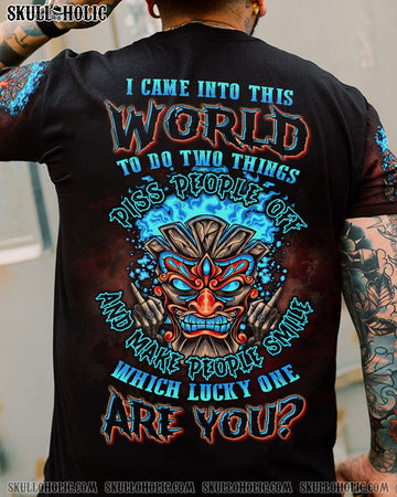 WHICH LUCKY ONE ARE YOU SKULL TIKI ALL OVER PRINT - YHLN3003234