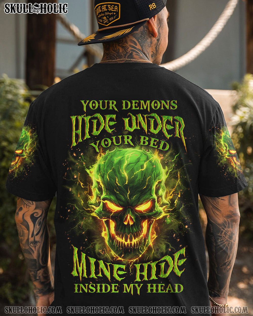 YOUR DEMONS HIDE UNDER YOUR BED ALL OVER PRINT - YHLN2109232