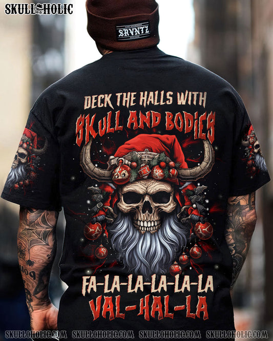 DECK THE HALLS SKULL VIKING CHRISTMAS ALL OVER PRINT - YHLN1509232