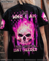 I AM WHO I AM FIRE SKULL FLAG ALL OVER PRINT - TLNZ0312223