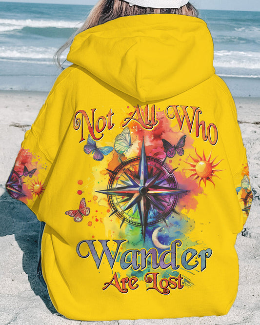 NOT ALL WHO WANDER ARE LOST COMPASS ALL OVER PRINT - TYHI0803241