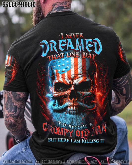 I NEVER DREAMED THAT ONE DAY GRUMPY OLD MAN SKULL ALL OVER PRINT - TLTW0405233
