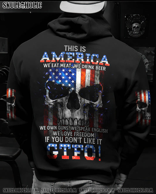 THIS IS AMERICA SKULL FLAG ALL OVER PRINT - TLTM1110224